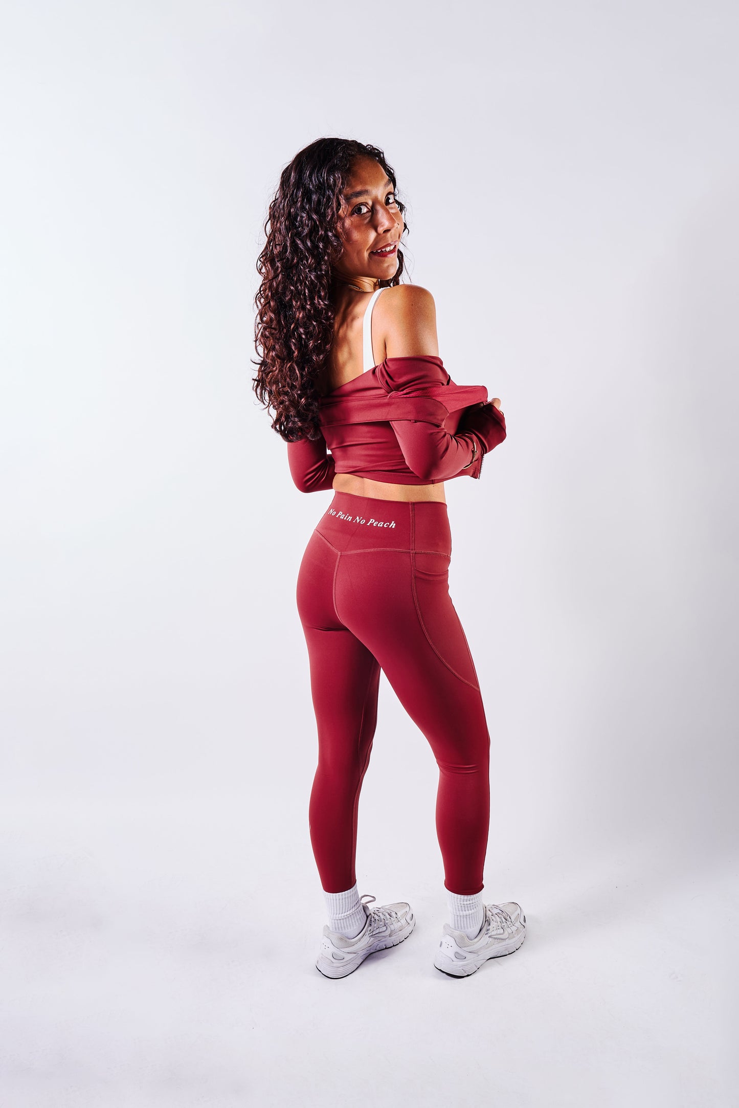 Lioness II's Bossy Red Wine Leggings