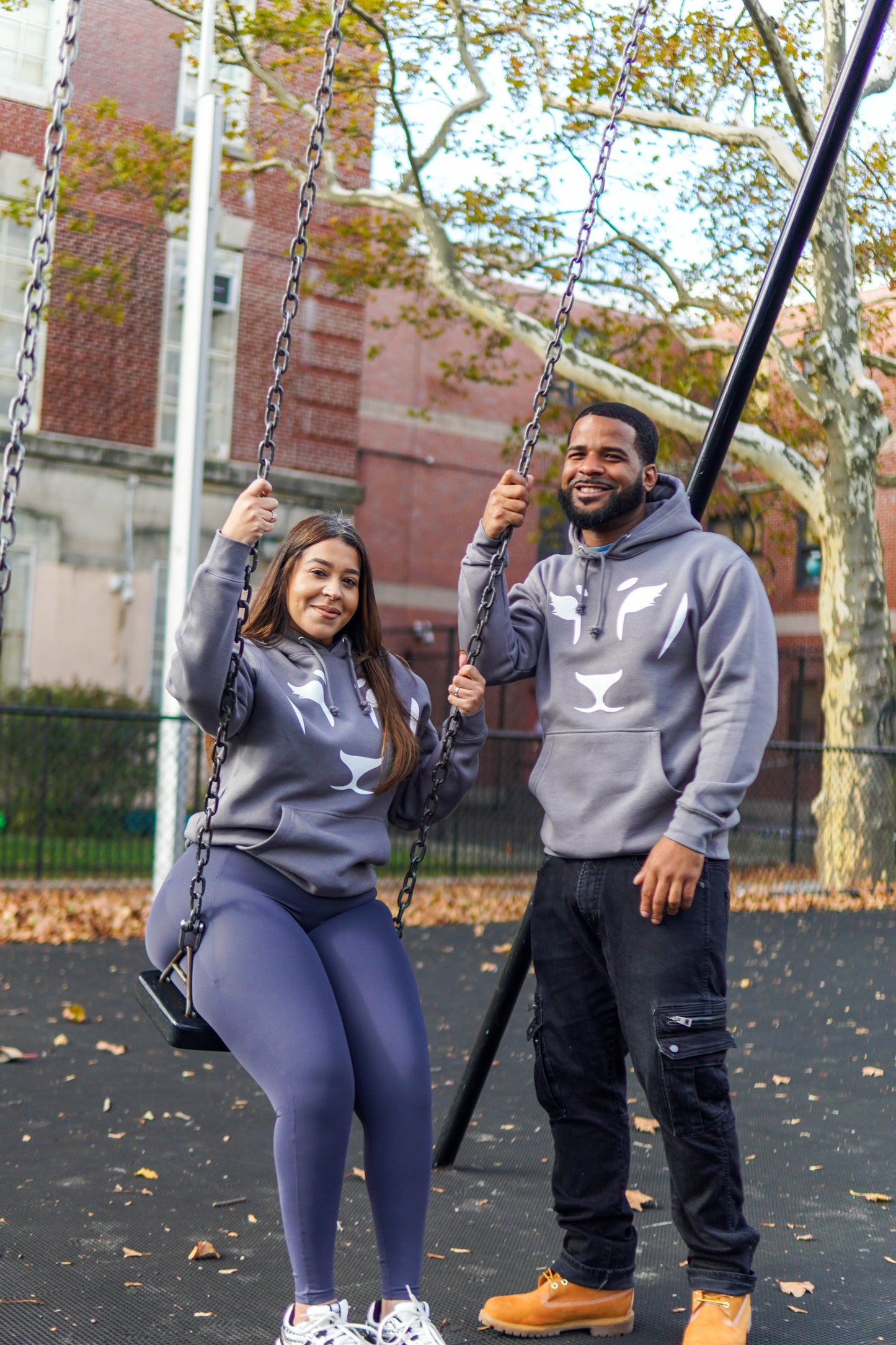 Lioness III's "Steal his Hoodie" Charcoal Grey