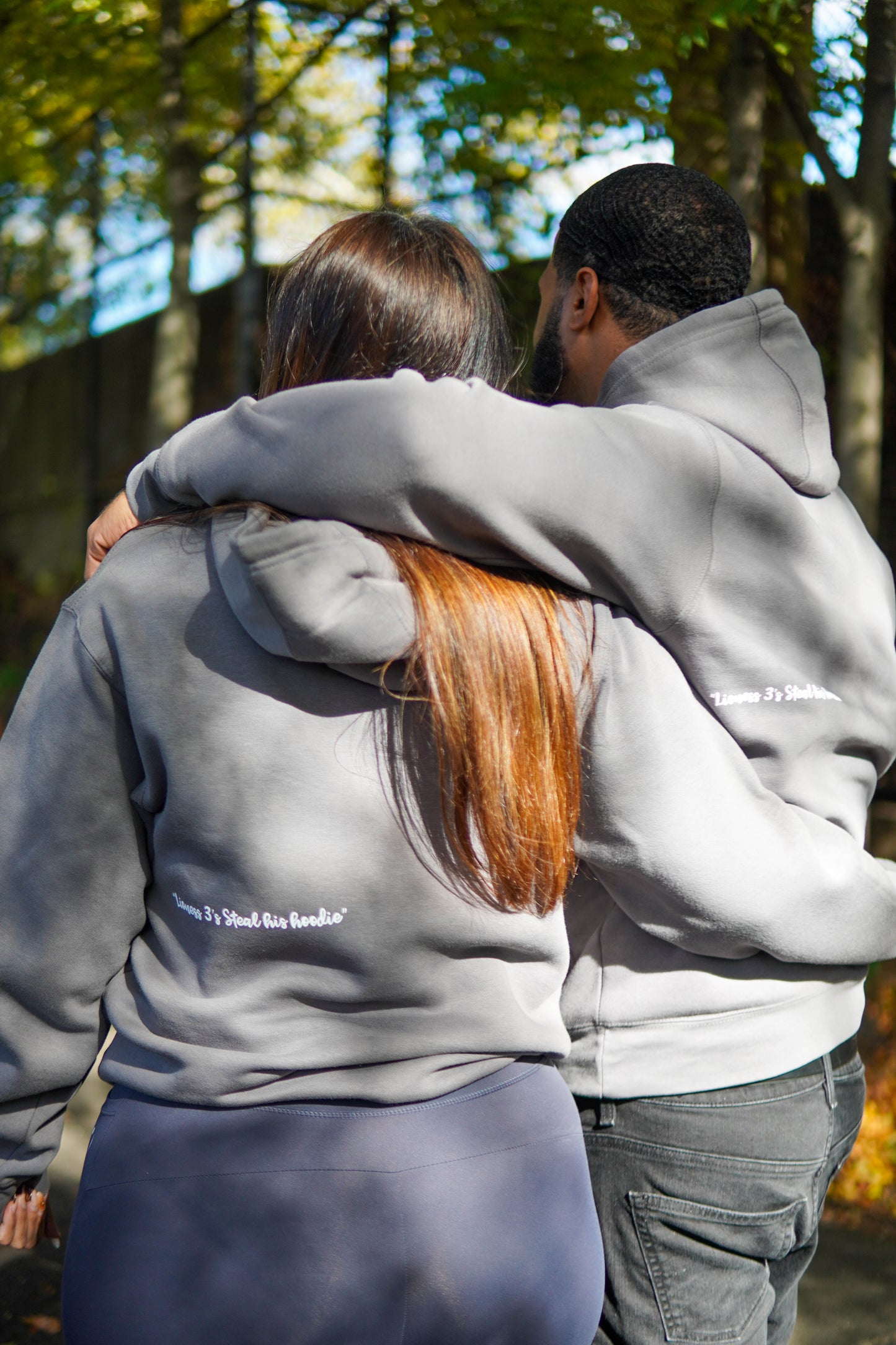 Lioness III's "Steal his Hoodie" Charcoal Grey